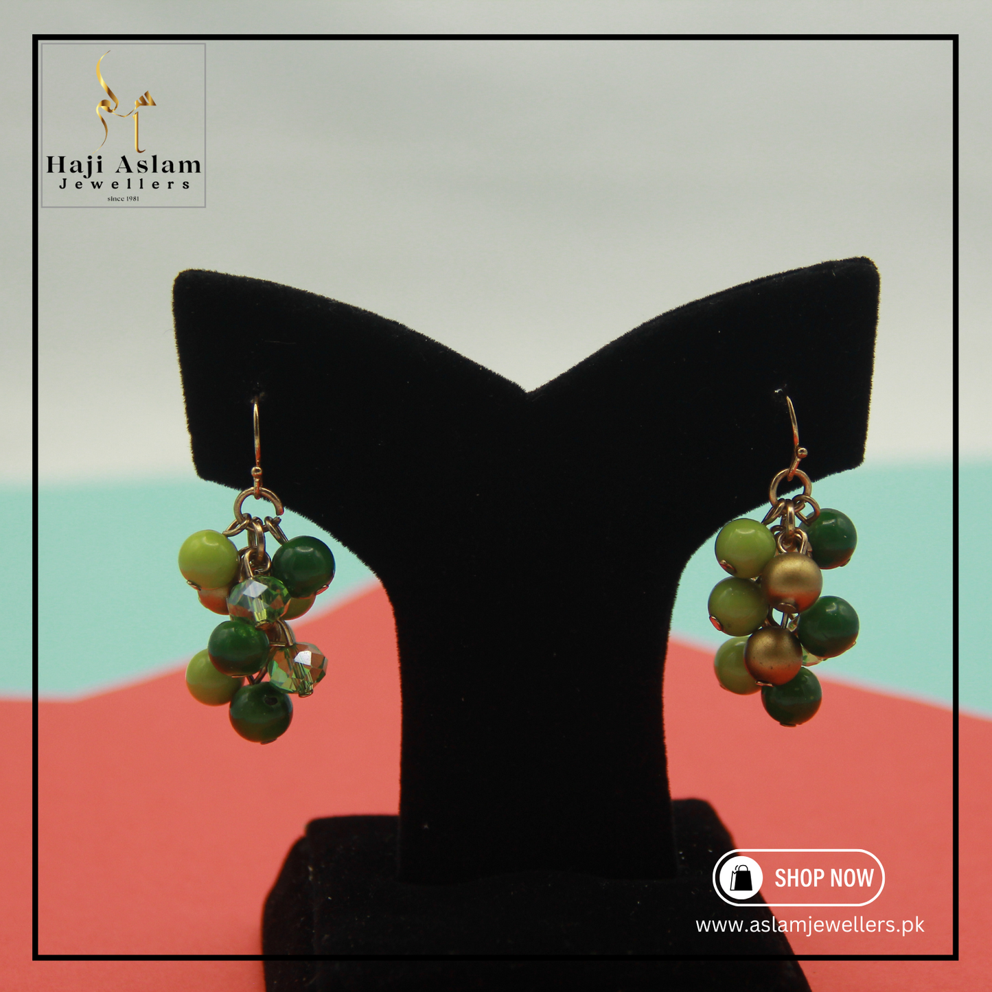 Gilded Grape Cluster Drop Earrings