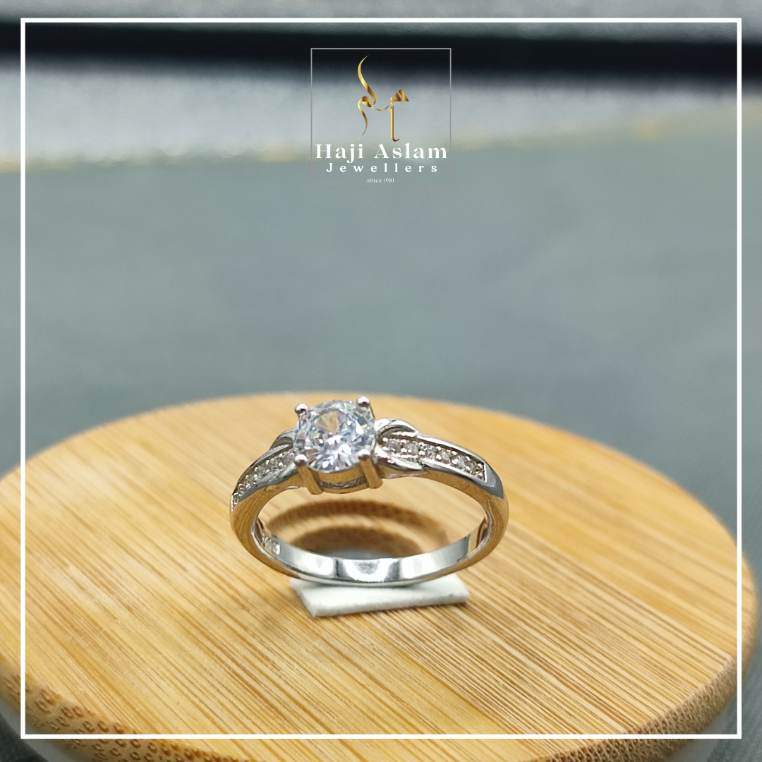 Eternal Kiss X-Band Ring - 925 Sterling Silver (Chandi)