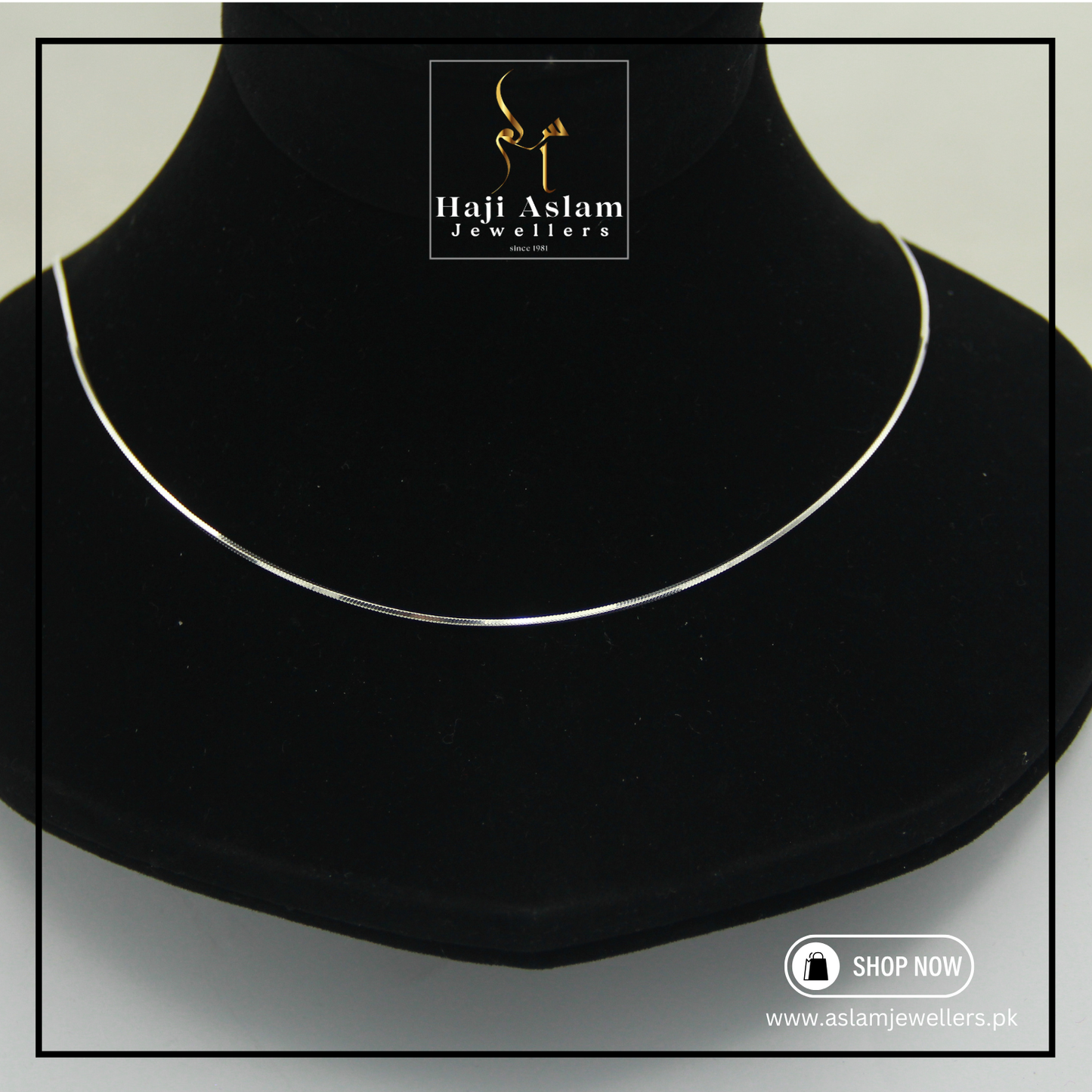 Ethereal Glide Slim Snake Chain - 925 Silver (Chandi)