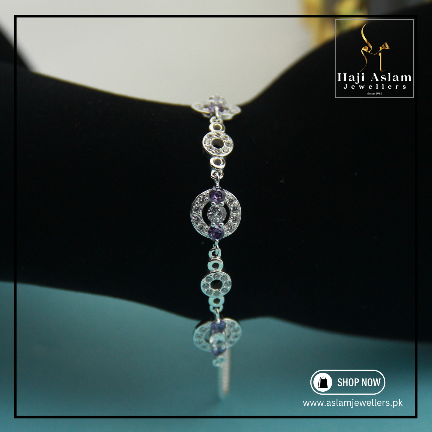 Royal Harmony Circle Bracelet - 925 Silver (Chandi)