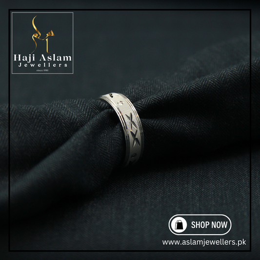 Sacred Cross Challa Ring - 925 Silver (Chandi)