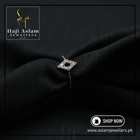 Paragon Parallelogram Ring - 925 Silver (Chandi)