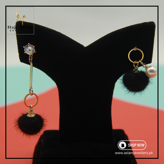 Shadow Play Asymmetrical Fluff Drops