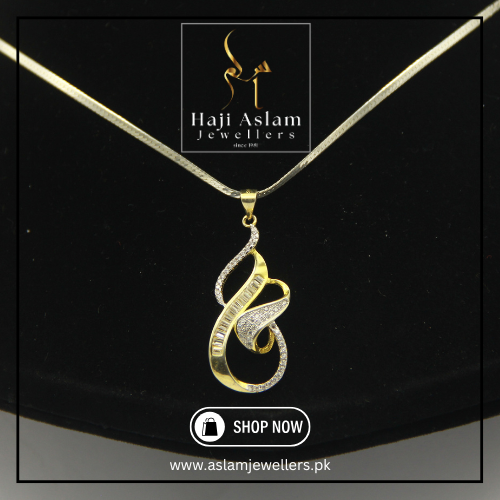 Aurelia Gold-Plated Silver Necklace Set - 925 Silver (Chandi)