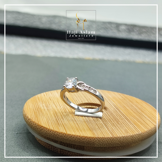 Eternal Kiss X-Band Ring - 925 Sterling Silver (Chandi)