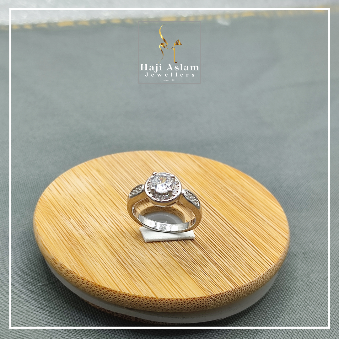 Double Horizon Promise Ring - 925 Sterling Silver (Chandi)